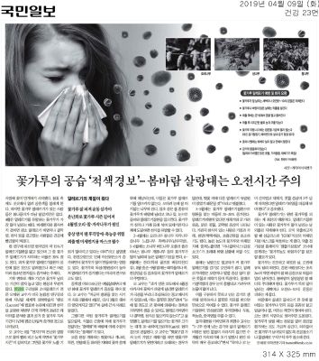 꽃가루의 공습 '적색경보'